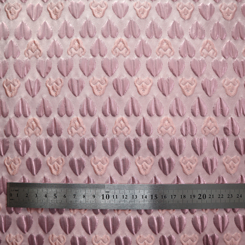 ジャガード織り生地 ゴブラン織り ハート柄 生地 Grace's Fabric 通販