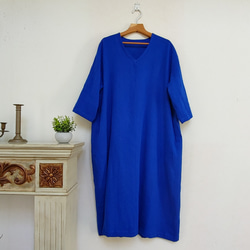 YUWAコーデュロイ花柄ギャザーワンピースfreeグレー ワンピース momo