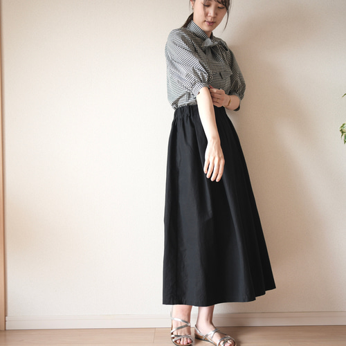 ギンガムチェック❣️ボウタイブラウス No.308 ブラウス Mauve