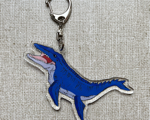 アクリルキーホルダー モササウルス♬ キーホルダー tanuki-ms 通販