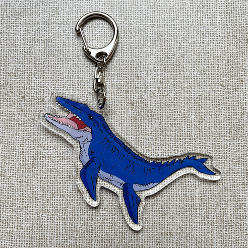 アクリルキーホルダー モササウルス♬ キーホルダー tanuki-ms 通販