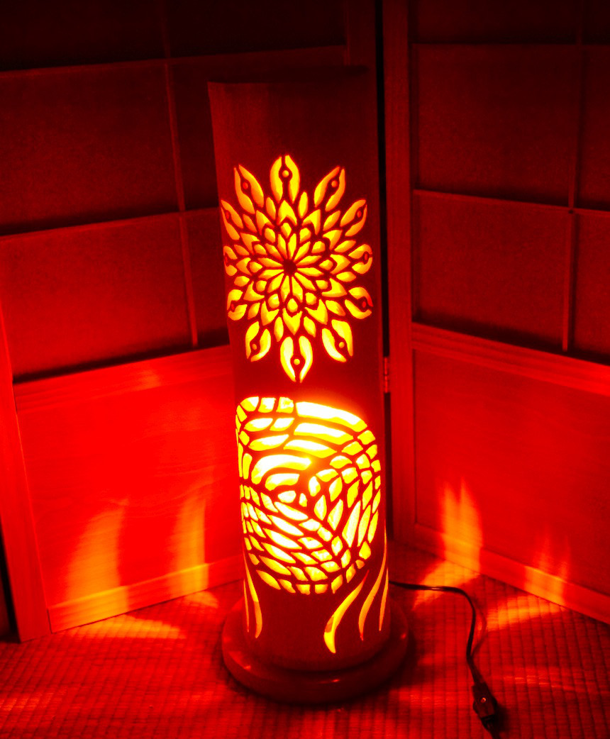 竹あかり・竹灯り・竹灯籠・竹灯篭・竹ランプ ～～ ★mandara★～～