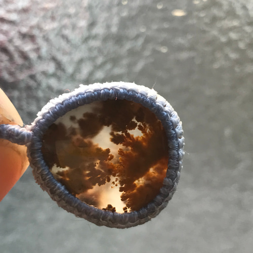 ゴビ石−1237 プルームアゲート ルース 天然石 KIKI 通販 17418166