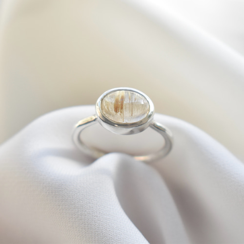 silver925 1点物 ルチルクォーツ リング 指輪・リング BONHEUR silver925 1点物 ルチルクォーツ リング 指輪・リング BONHEUR