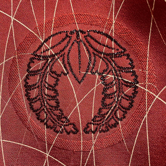 着物リメイク　正絹シルク小紋着物地　チュニック　ワンピース　M～L　 14枚目の画像