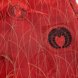 着物リメイク　正絹シルク小紋着物地　チュニック　ワンピース　M～L　 8枚目の画像