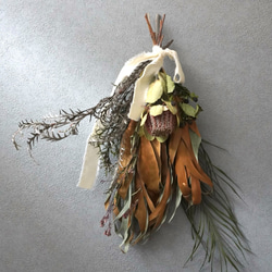 グレビレアゴールドとバンクシアのスワッグ スワッグ iroase 通販