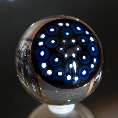 硝子仕掛けの宇宙 ガラスマーブル 39mm gxm31 立体・オブジェ