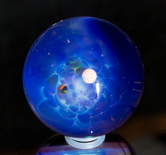硝子仕掛けの宇宙 ガラスマーブル 39mm gxm31 3枚目の画像