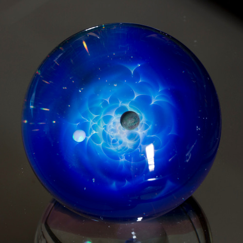 硝子仕掛けの宇宙 ガラスマーブル 46mm gxm34 立体・オブジェ