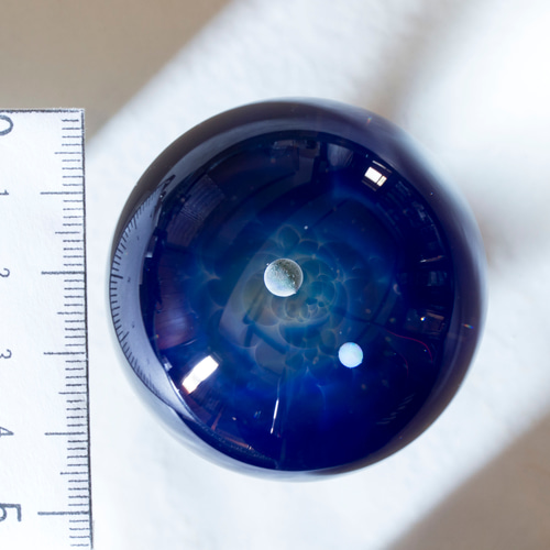 硝子仕掛けの宇宙 ガラスマーブル 46mm gxm34 立体・オブジェ