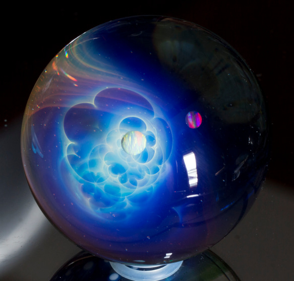 硝子仕掛けの宇宙 ガラスマーブル 43mm gxm35 7枚目の画像