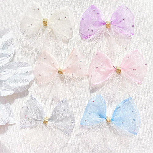 【トーションレースリボン】ベビーヘアクリップ ヘアゴム 楽天市場】リボン ヘアゴム ヘアクリップ 6本セット ゴム キッズ