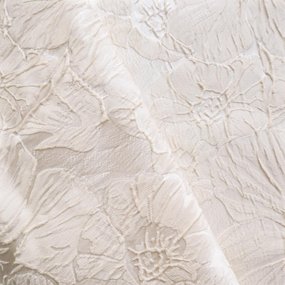 ジャガード織り生地 ゴブラン織り 立体感 花柄 4枚目の画像