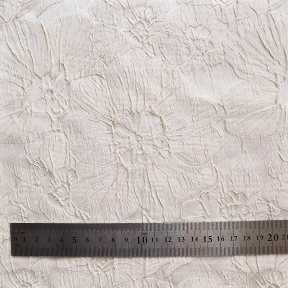 ジャガード織り生地 ゴブラン織り 立体感 花柄 17枚目の画像