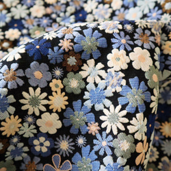 ジャガード織り生地 ゴブラン織り 花柄 小花 6枚目の画像