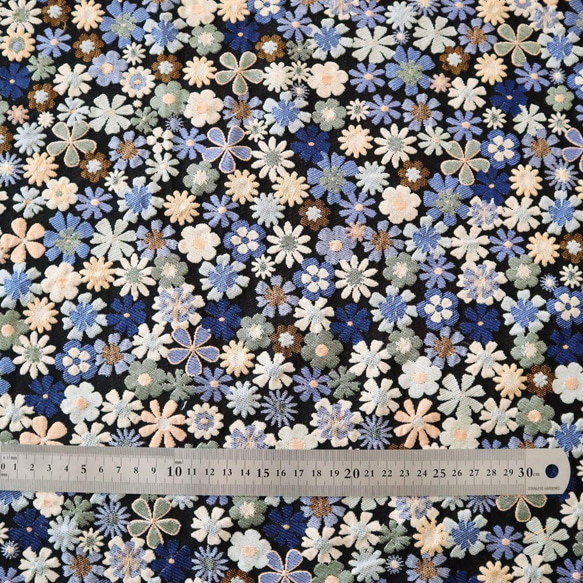 ジャガード織り生地 ゴブラン織り 花柄 小花 20枚目の画像