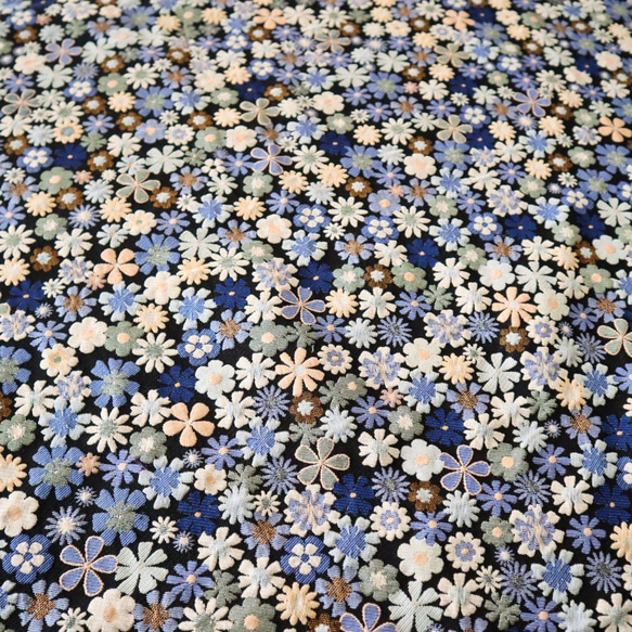 ジャガード織り生地 ゴブラン織り 花柄 小花 4枚目の画像