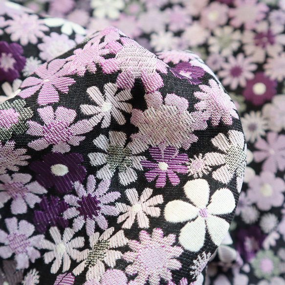 ジャガード織り生地 ゴブラン織り 花柄 小花 9枚目の画像