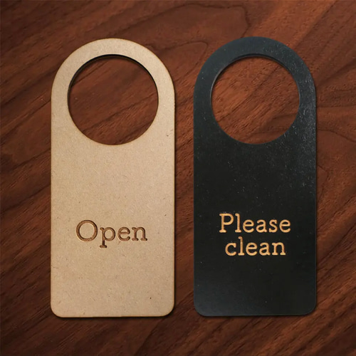 ドアノブプレート【オーダーメイド】 その他インテリア雑貨 laser pick