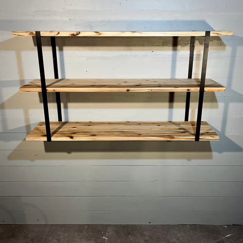 ウォールシェルフ 壁面収納 3段ラック 棚・シェルフ・ラック