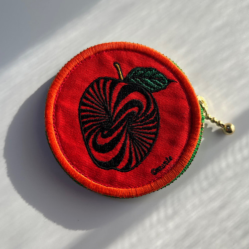 コンパス刺繍コインケース 花柄刺繍 コインケース - メルカリ