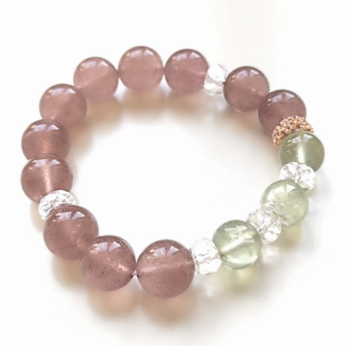 星　幸福ページ　天然石ブレスレット11点まとめ 幸せの四葉クローバー】癒し・オーラ・直感を高める♪アクア