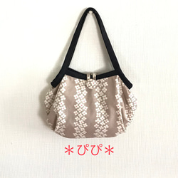 半完成品】⚠️持ち手はご自身で縫い付けてください⚠️折り花の