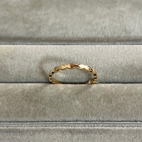 シンプル ゴールドリング 楽天市場】【Nude Ring / Hammer】 K10/K18/Pt900 つち目 地金