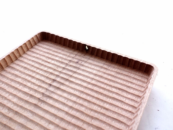 我谷盆 胡桃 30×21×2.5cm ナチュラル お盆 トレイ 木地盆 折敷 5cm