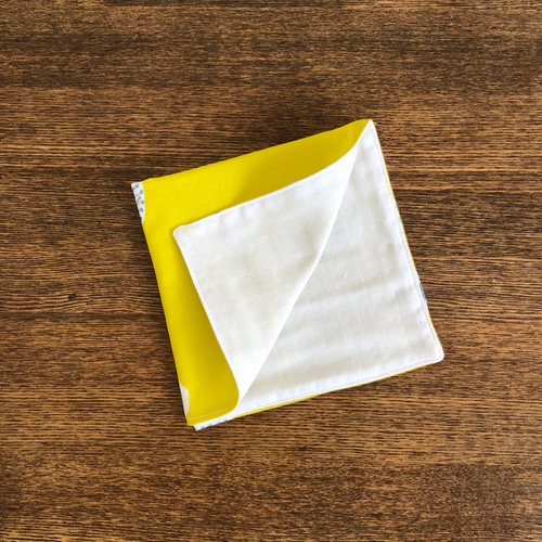 ハンカチ＊ミナペルホネンhana hanaてぬぐいハンドメイド ロゴあり