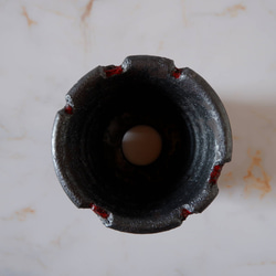 3.5号BloodyRed黒鉢162　塊根植物　多肉植物　盆栽　植木鉢　作家鉢　沖縄 5枚目の画像