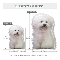 犬　ペット　クッション　ぬいぐるみ　人形　ペットロス　オーダーメイド　うちの子　親バカ　グッズ　ビションフリーゼn 5枚目の画像