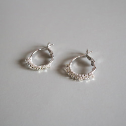 Half moon , Silver vintage pierce earring 7枚目の画像