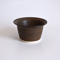 ボウル・中鉢C0303(黒/錆/アンティーク/茶) 1枚目の画像
