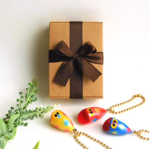 ルアーのキーホルダー (カラフルver) key holder of wooden lure