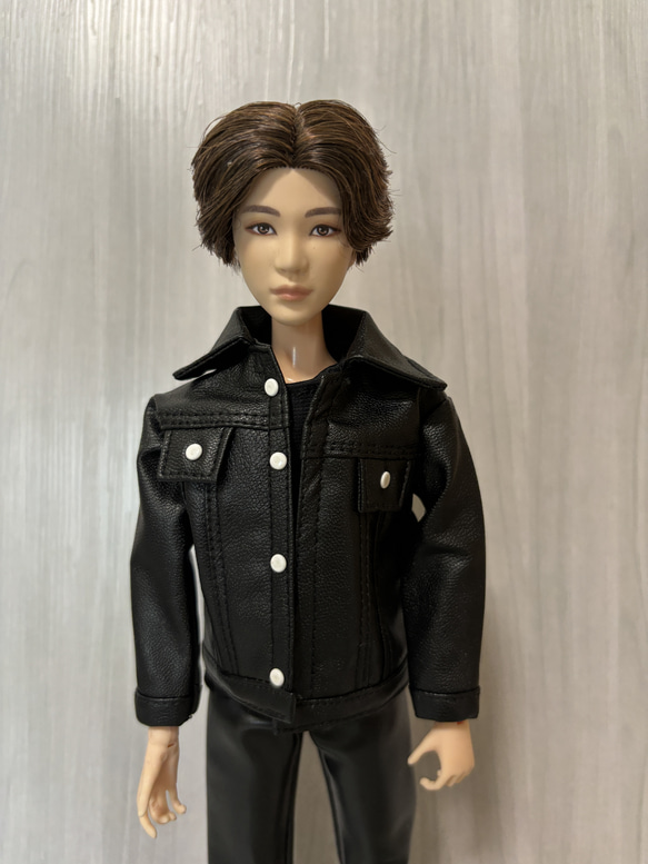 ちびぬい服 ライダースジャケットの通販 by まあ's shop｜ラクマ