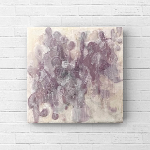 melting dream」蝋で描いたテクスチャーアート アートパネル