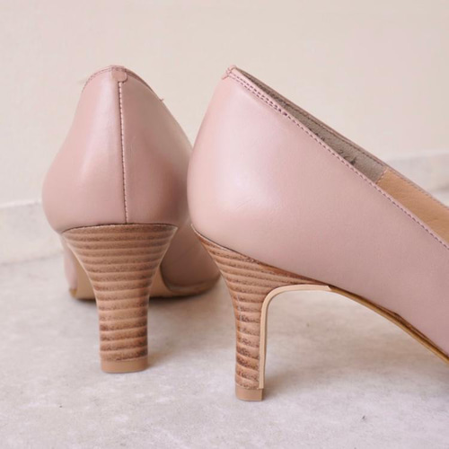 美脚を叶える☆定番ポインテッドトゥパンプス 桜ピンク☆6.5cm