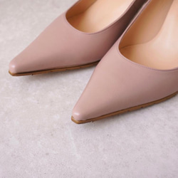 讓你的雙腿看起來更美麗★經典櫻花粉色尖頭高跟鞋★6.5厘米鞋跟★ 第8張的照片