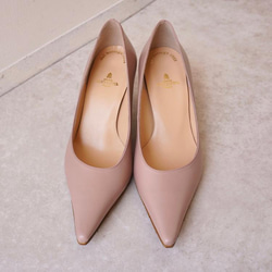 讓你的雙腿看起來更美麗★經典櫻花粉色尖頭高跟鞋★6.5厘米鞋跟★ 第7張的照片