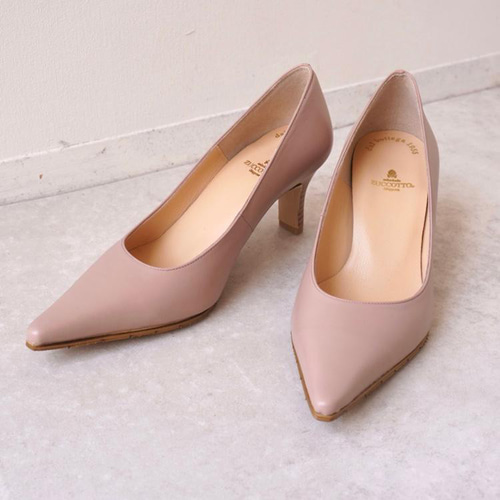 美品 ペリーコ パンプス ヒール6.5cm 36 ピンクベージュ ビジネス z682pnkbg.jpg
