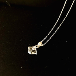 ハーキマーダイヤモンドのネックレス 3枚目の画像