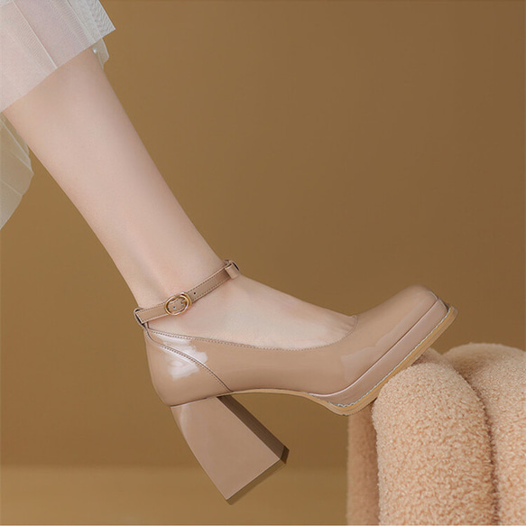 24 新款女用柔軟真皮鞋公主鞋 Mary Zi 高跟鞋 22-24.5 公分 #919⭐免運費⭐ 第17張的照片