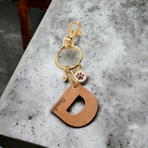 羊毛フェルトオーダーわんちゃんネーム入りキーホルダー☆ハンドメイド