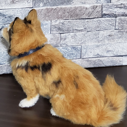 羊毛フェルトオーダーメイド、受注制作、羊毛フェルト犬、ペット