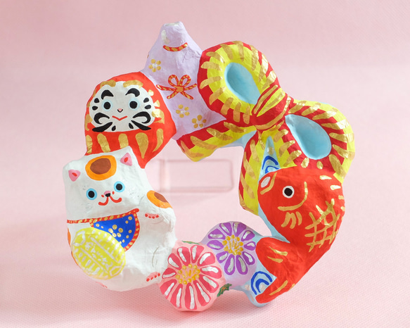 珍お面ハンドメイド(目玉風)