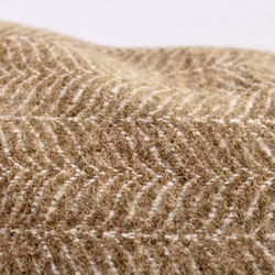 手織り生地のクッションカバー　ポッサム・メリノ・シルク　手染めブラウン 7枚目の画像