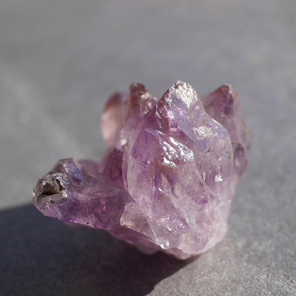 天然石 約16g約33mm アメジストエレスチャル(ヒマラヤ産)原石ミニクラスター紫水晶[amel-240314-01] 4枚目の画像