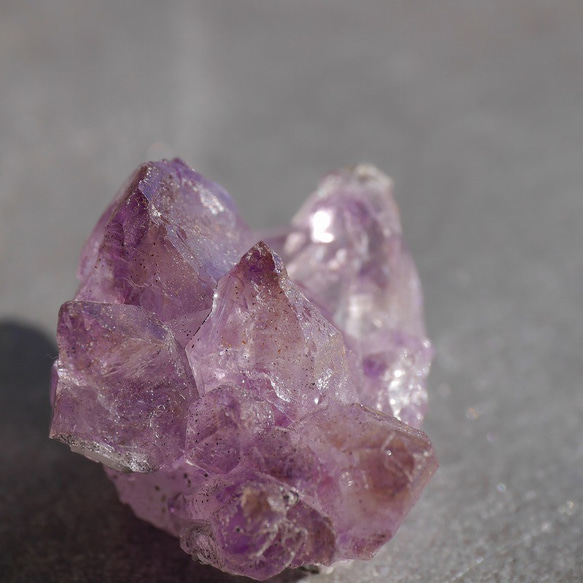 天然石 約16g約33mm アメジストエレスチャル(ヒマラヤ産)原石ミニクラスター紫水晶[amel-240314-01] 16枚目の画像